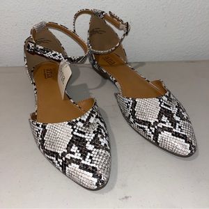 Brand New w/box a.n.a Womens Darrell Ballet Flats size 9.5 & 11 Faux Sneak Skin